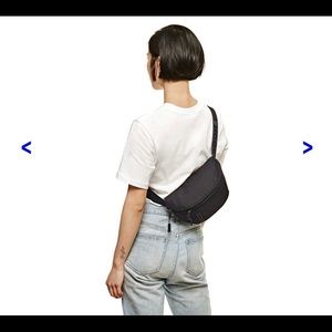 Black Retro Fanny Pack